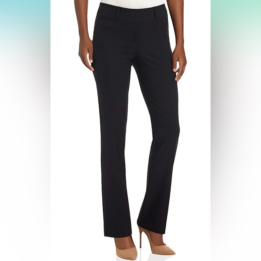 Plus size Rekucci Womens Ease Into Comfort Fit Barely Bootcut Stretch Pants